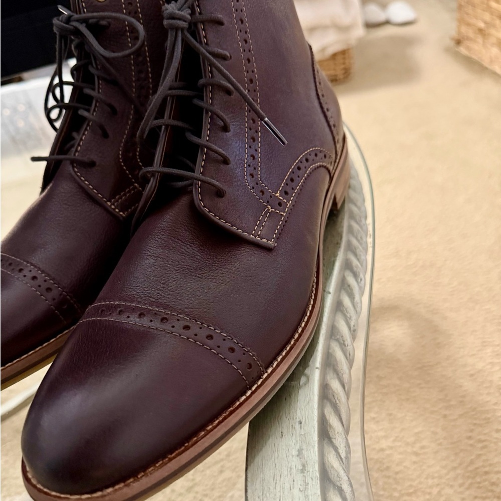 Johnston & Murphy Warner Cap Toe Boots - Picture 3 of 5